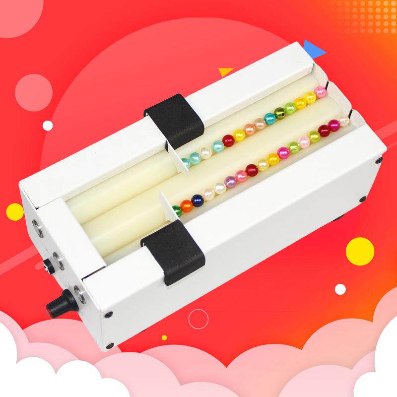 电动穿珠机自动串珠器小型珠帘子工艺品制作工具可调长度手工便携