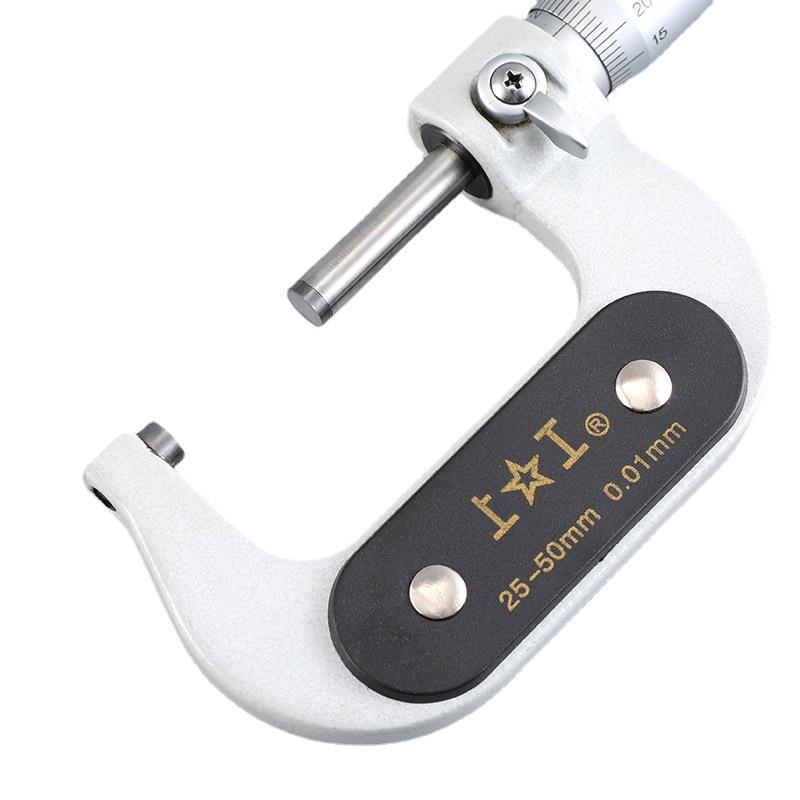 上工牌千分尺 0-25mm25-50硬质合金 机械外径千分尺现货