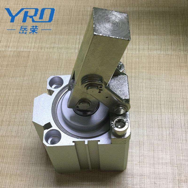 YRO岳荣杠杆气缸ALC/JGL25-32-40-50-63夹紧摇臂气缸空压夹具