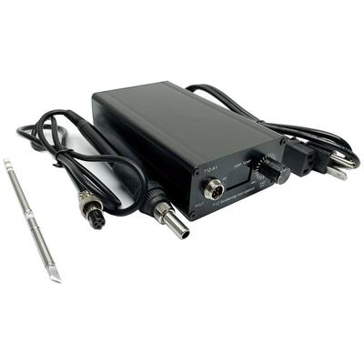 跨境迷你焊台T12 调温数显电烙铁便携式焊接工具直插发热芯K咀