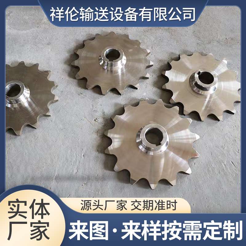 不锈钢齿轮安装简单工业机械传动轮输送机大节距双排齿轮齿条链轮