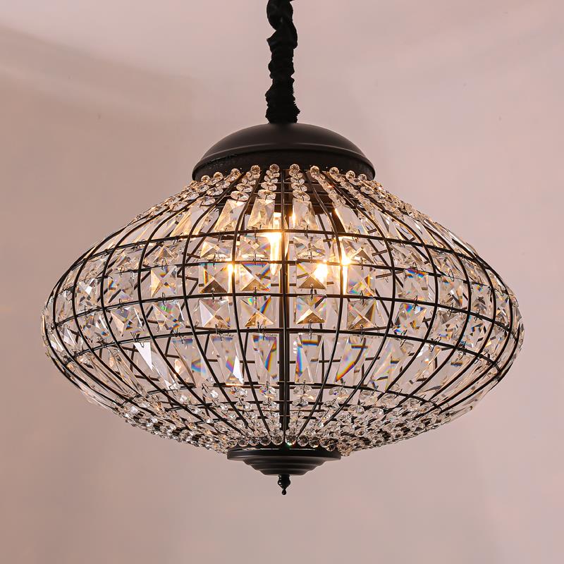 法式入户走廊过道吊灯轻奢餐厅水晶灯具网红复古吧台衣帽间玄关灯