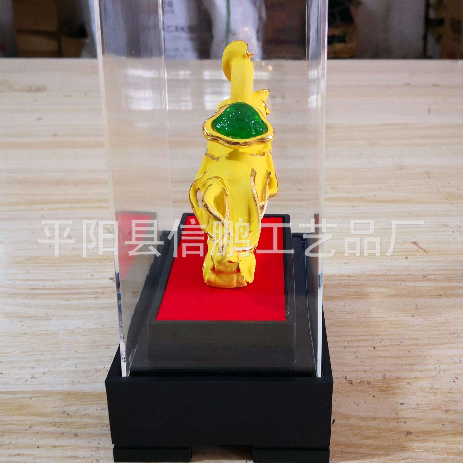 绒沙金摆件 金算盘摆件 吉祥如意富贵百财风水饰品树脂居家摆E18