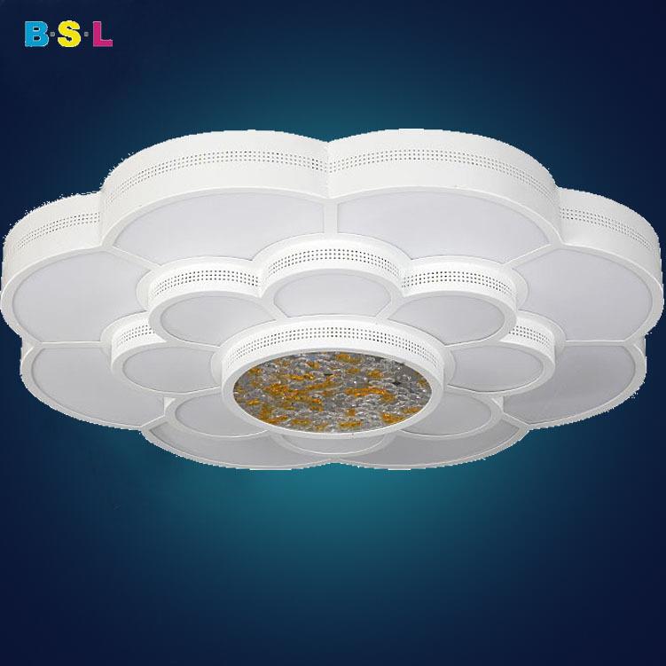 现代简约梅花圆形异型铁艺灯led吸顶灯卧室灯客厅灯