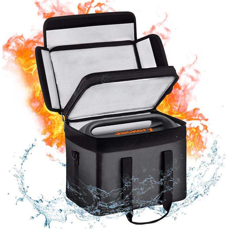 手提式电站收纳袋阻燃织物手提袋电源手提袋防水防阻燃手提袋