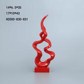 现代简约抽象树脂工艺品客厅书房玄关电视柜酒柜装 饰摆件830