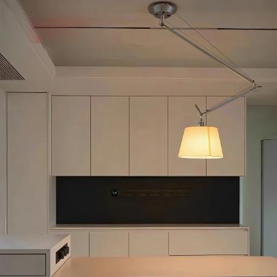 Artemid可移位中古餐厅吊灯意大利设计师书房卧室餐桌摇臂折叠灯