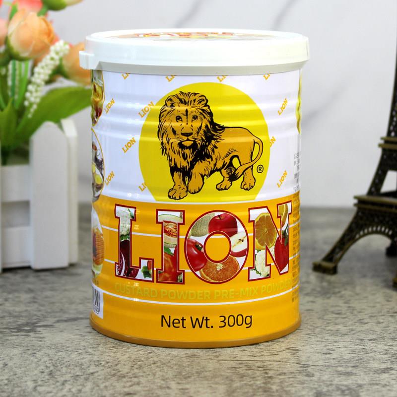 狮牌吉士粉预拌粉300g盘挞蛋挞披萨布丁泡芙蛋糕卡士达粉月饼原料