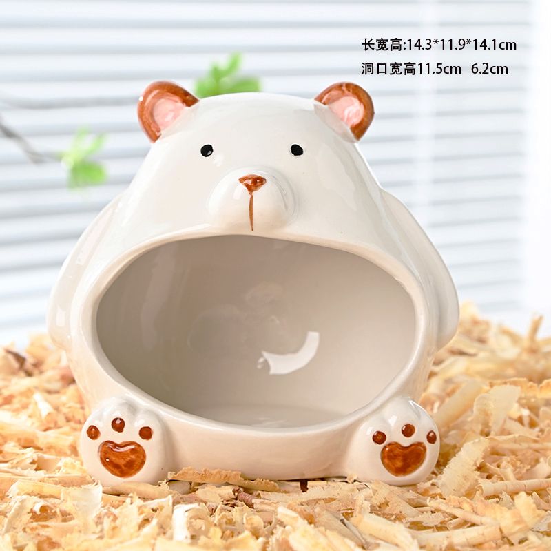 仓鼠陶瓷窝夏凉冬暖日用