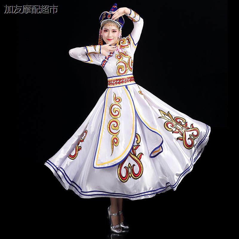 新款显瘦蒙古舞蹈服装演