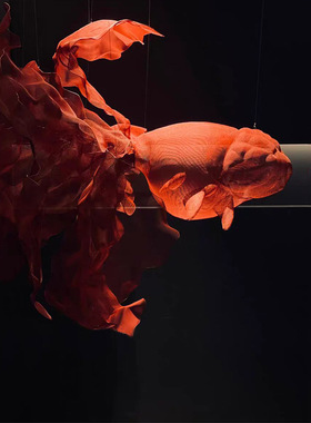 悬吊镂空金鱼创意挂饰抽