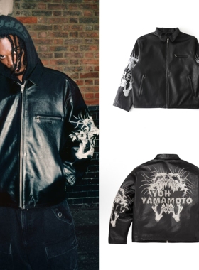 Y’s Yohji自主款 FW25 Leather Jacket 皮质休闲夹克外套