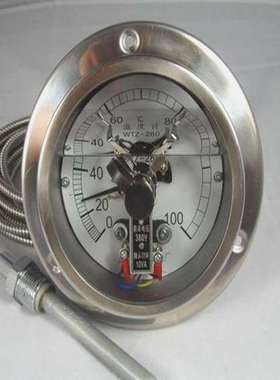 WTZ-288电接点压力式温度计WTQ-280BF全不锈钢温度表WTY-1032-F