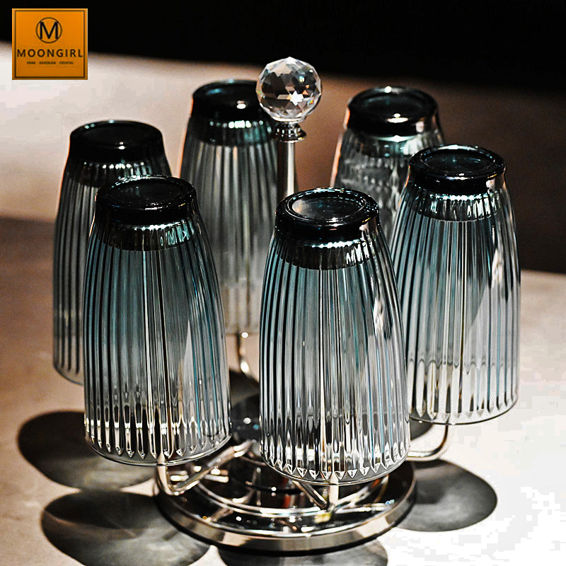 moongirl手工水晶玻璃威士忌杯子