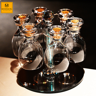 Moongirl水晶玻璃高级轻奢小麦精酿啤酒杯果汁杯饮料冷饮杯子套装