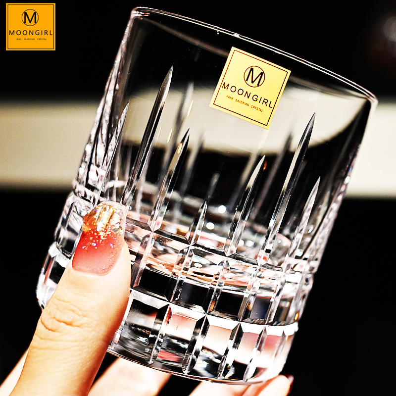 moongirl水晶玻璃威士忌酒杯