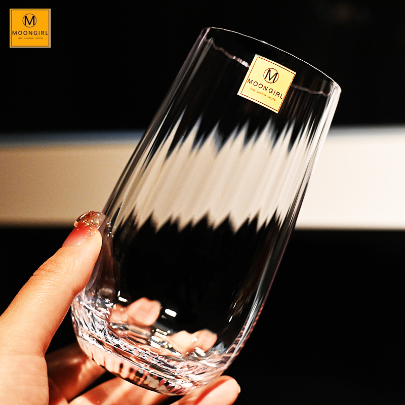 moongirl手工水晶玻璃威士忌杯子