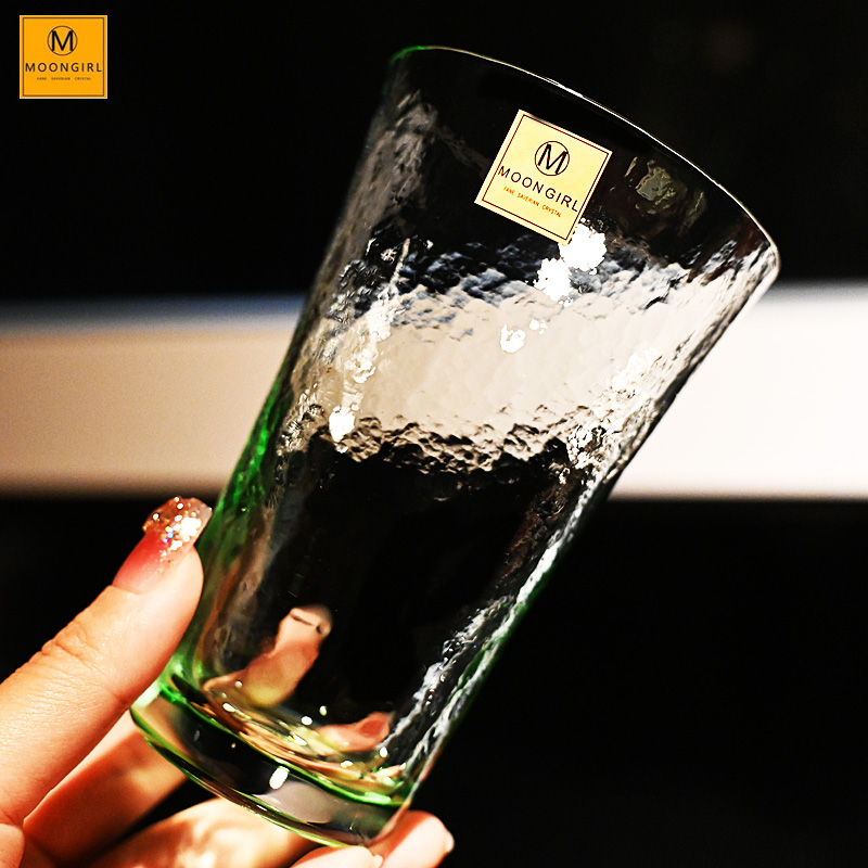 moongirl手工日本水晶玻璃茶水杯