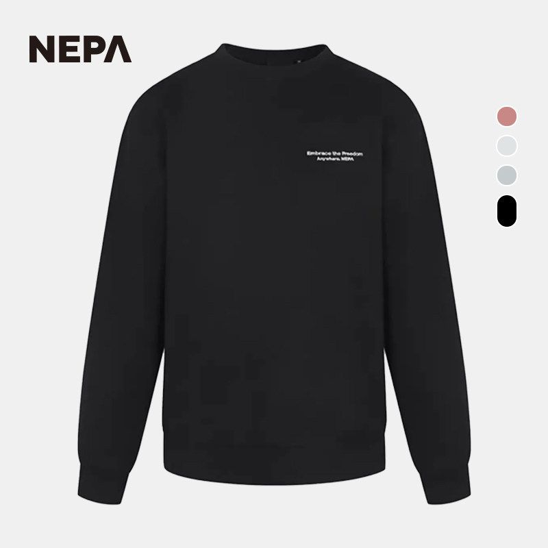 NEPA户外秋冬男女同款圆领长袖T恤轻便舒适卫衣运动衫7IE5365,户外/登山/野营/旅行用品,户外休闲衣,淘宝优惠券,粉丝福利购,淘宝优惠卷