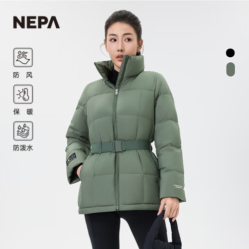 NEPA中长款防风防泼水保暖女士