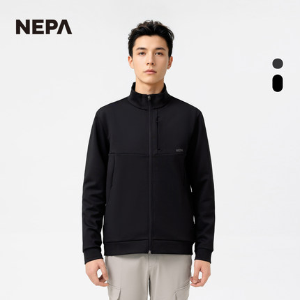 NEPA耐葩2023秋冬百搭户外男士休闲衣外套舒适运动夹克7J56221