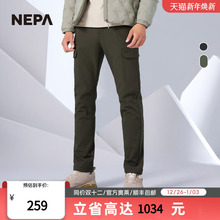 NEPA户外秋冬男士MOUNTAIN系列长裤拉绒保暖工装裤7I71605