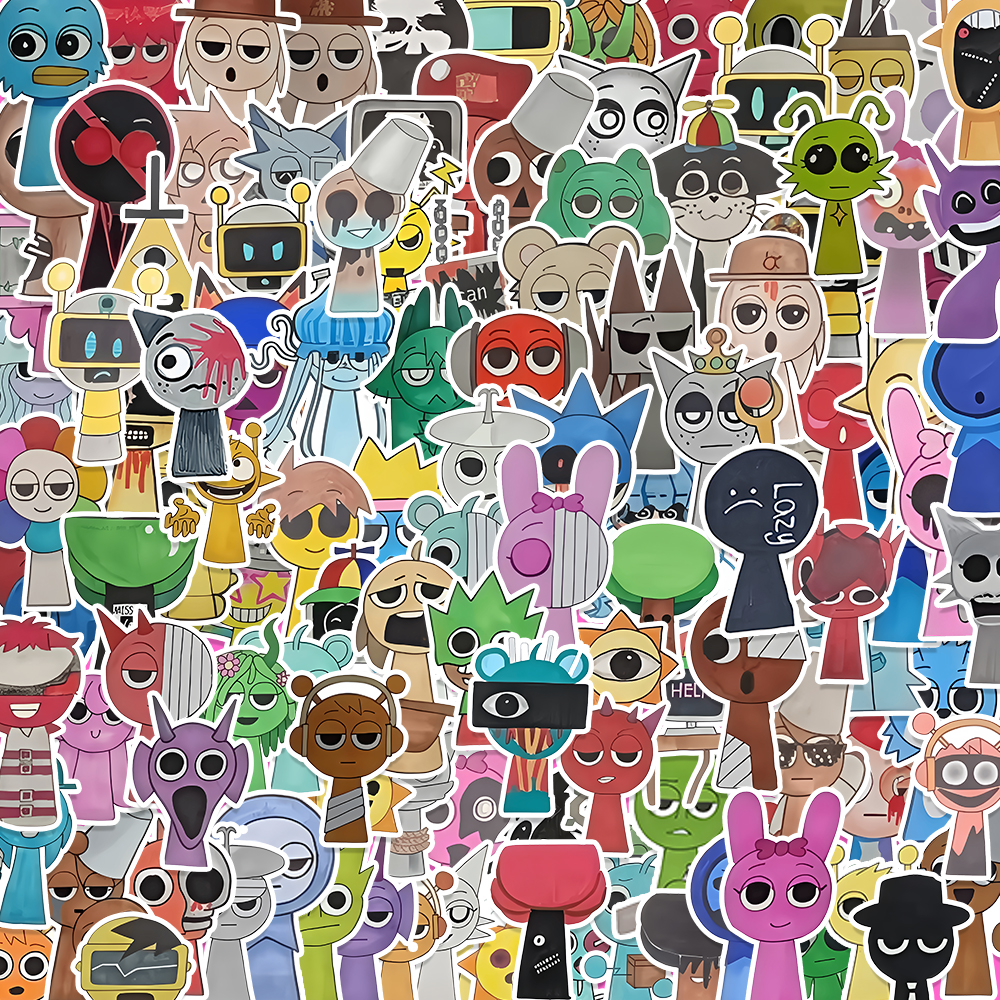 节奏盒子贴纸儿童早教DIY涂鸦