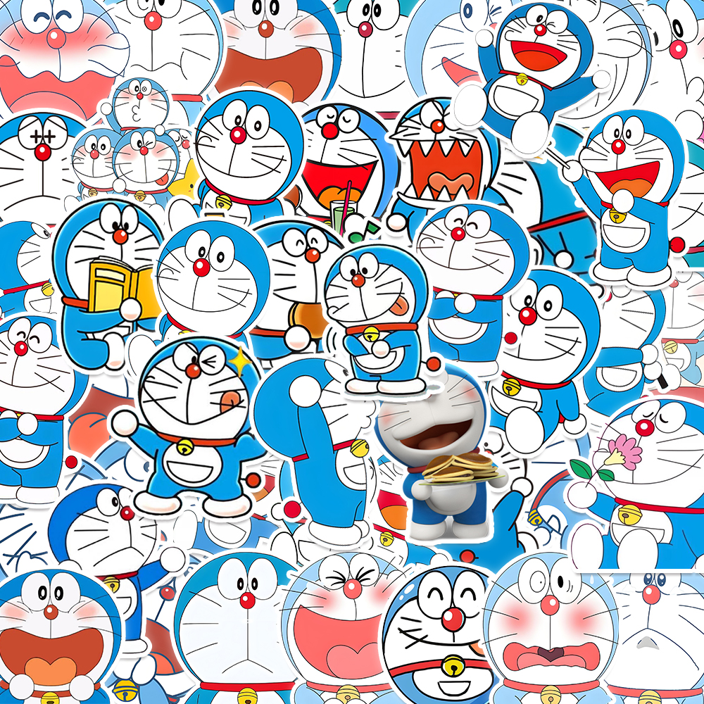 哆啦A梦贴纸DIY防水咕卡贴画