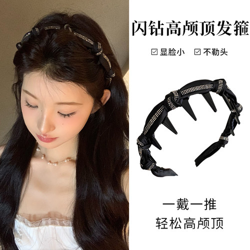 路易斯巴黎王妃发箍女款2025新款日常外戴发卡蓬松高颅顶头箍头饰