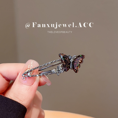 名狐高颜值精致森系仙女蝴蝶发夹