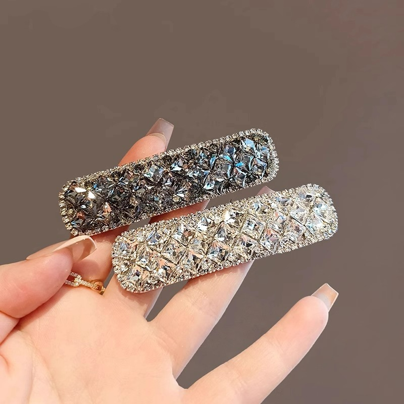 超闪水钻BB夹时尚气质轻奢掰掰夹侧边精致刘海夹新款额前碎发夹女