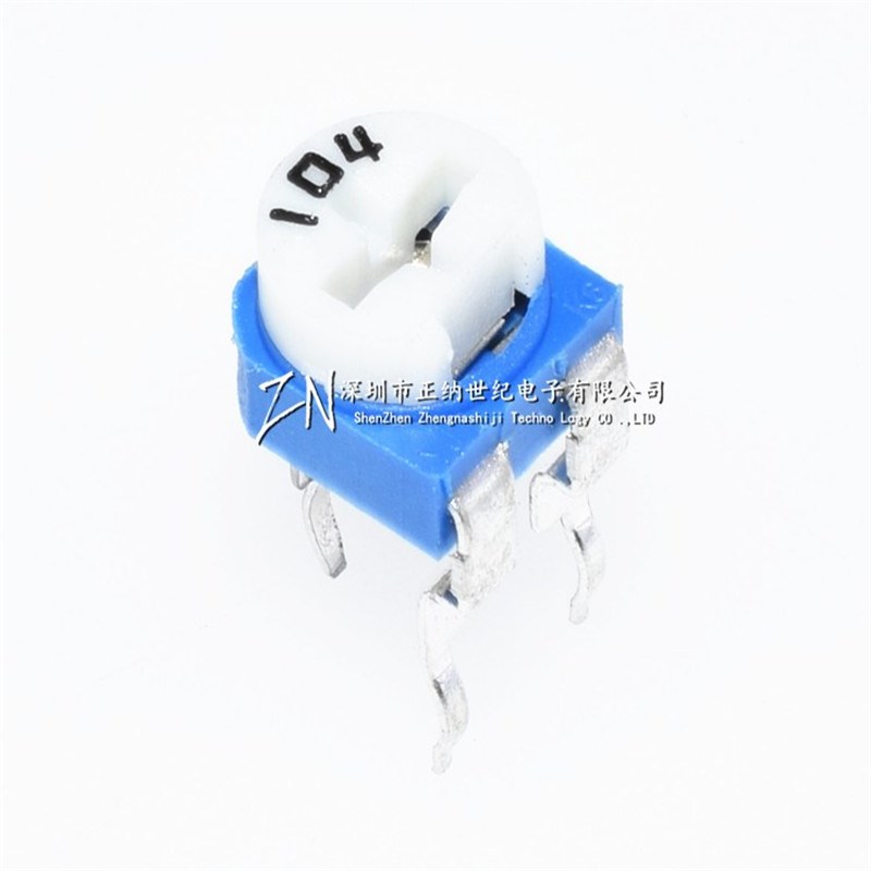 RM065 蓝白可调电位器 502/503 /504/222 卧式 5K 50K 500K 2.2K