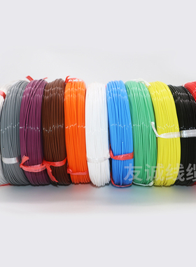 国标铁氟龙AFg250镀银高温线2.5/4/6平方FF46-2耐温耐腐蚀电线电