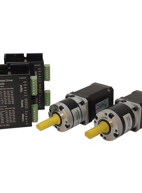 42BYGHS行星齿轮减速箱机精度30E-45弧分步进减速电机马达驱动器