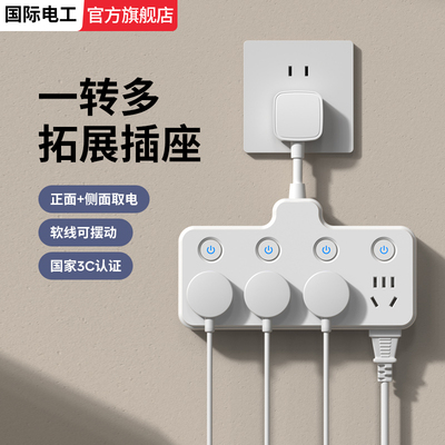 国际电工插座转换器一转多