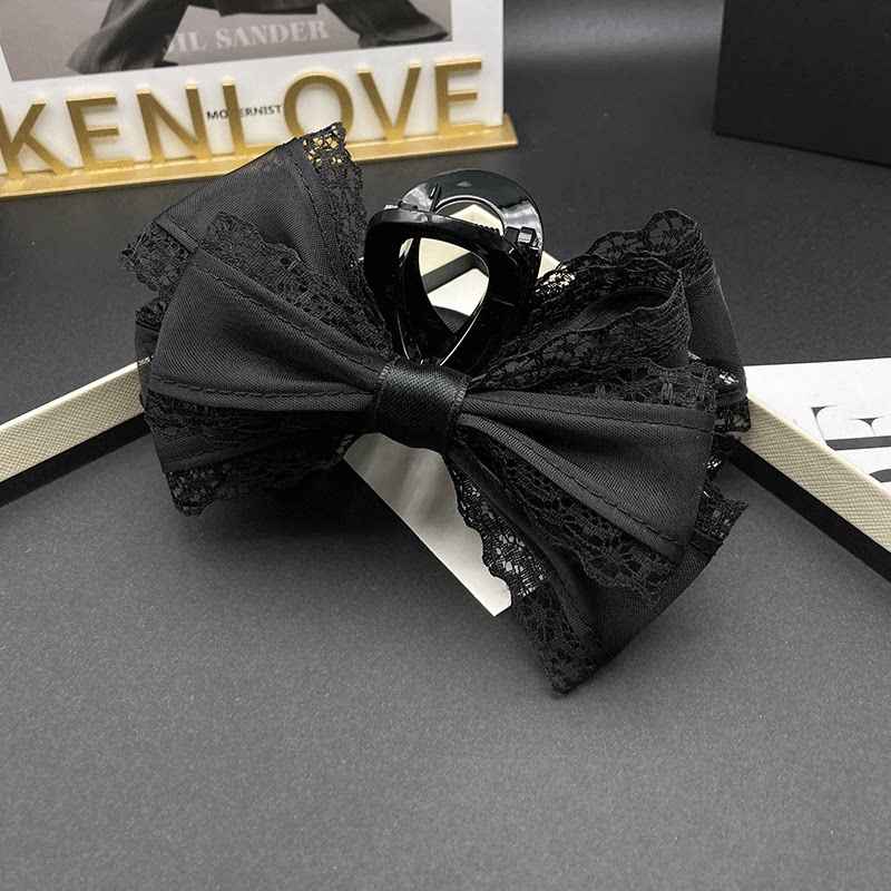 Kenlove抓夹布原创设计蕾丝发夹
