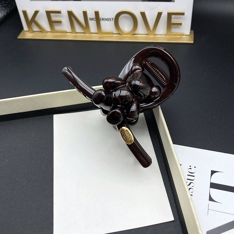 Kenlove抓夹亚克力时尚小熊发饰