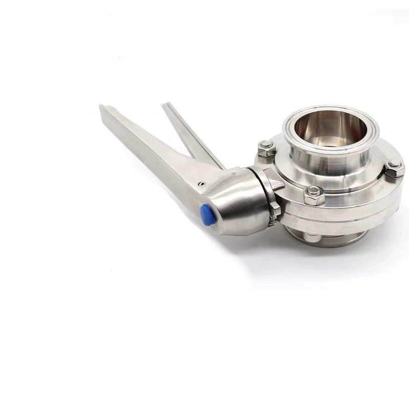 不锈钢鸭嘴手柄快装蝶阀304手握多角位齿片定位食品卫生阀门开关,五金/工具,蝶阀,淘宝优惠券,粉丝福利购,淘宝优惠卷