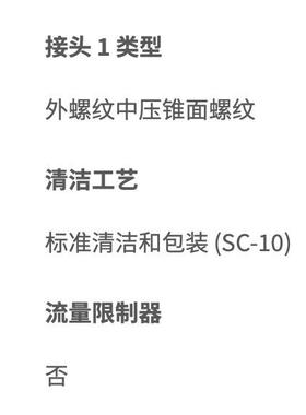 SwagelokPL4M不锈钢IPT堵塞1/4in.中压锥形螺纹20 000psi