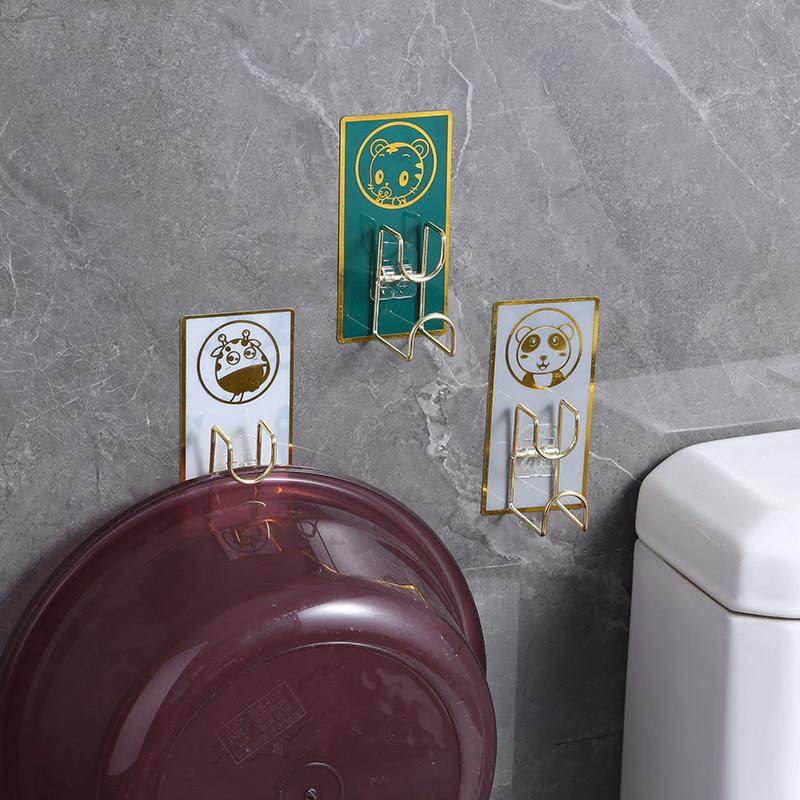 化妆室置物架免打孔浴室脸盆挂钩壁挂盆子收纳层架厨房墙壁强力黏,3C数码配件,USB多功能数码宝,淘宝优惠券,粉丝福利购,淘宝优惠卷