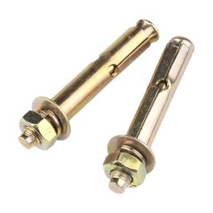 螺栓外膨胀彩锌爆炸M12M14M16M18M20拉爆钉膨胀管螺丝膨胀螺丝