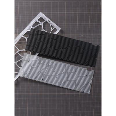 Kbdfans Holy60透明磨砂Pc底板数控加工防尘定制机械键盘配件