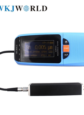 DWKJWORLD DW7153+标配传感器 便携式分体手持表面粗糙度测量 套