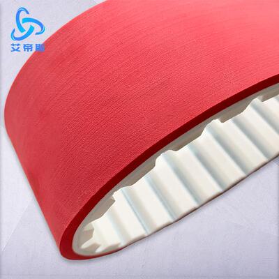 厂家供应玻璃磨边机耐磨红胶同步带包装石材机械AT20同步带加红胶