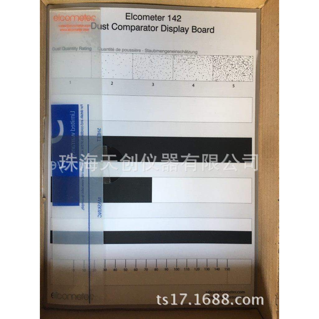 E142-1清洁度测试套装 Elcometer 142 ISO8502-3灰尘测试带套装