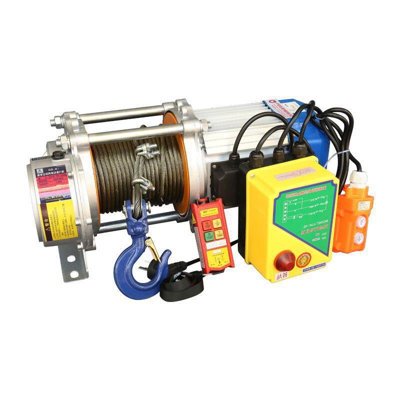 铝壳提升机无线遥控卷扬机380v吊机升降快速电动葫芦220V1T2吨3吨