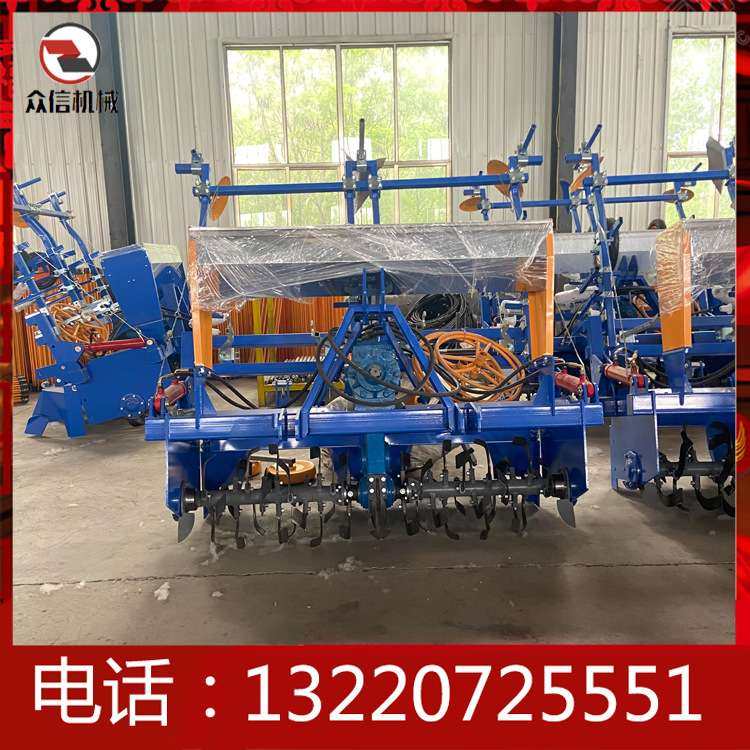 热销覆四轮拖拉机后悬挂旋耕起垄覆膜施肥滴灌一体机农业机械