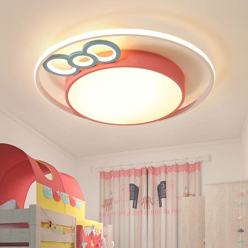 儿童房灯led吸顶灯 简约现代女孩房间灯温馨浪漫公主房灯卧室灯饰