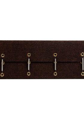 C 23inch RV楼梯踏步脚垫 棕色 涤纶 带弹簧 耐用易清洁 房车配件