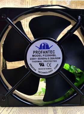 PROFANTEC P2206HBL 20/2CM 20060 220V 60W 金属 散热风扇